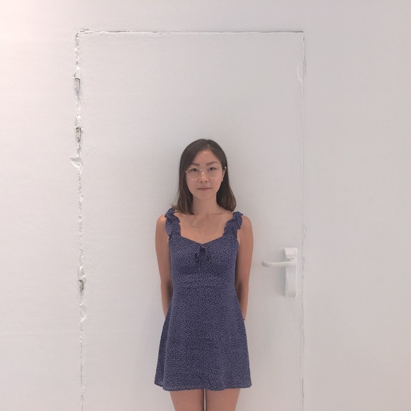 Reformation mini ruffle tank dress xxs - Picture 5 of 5